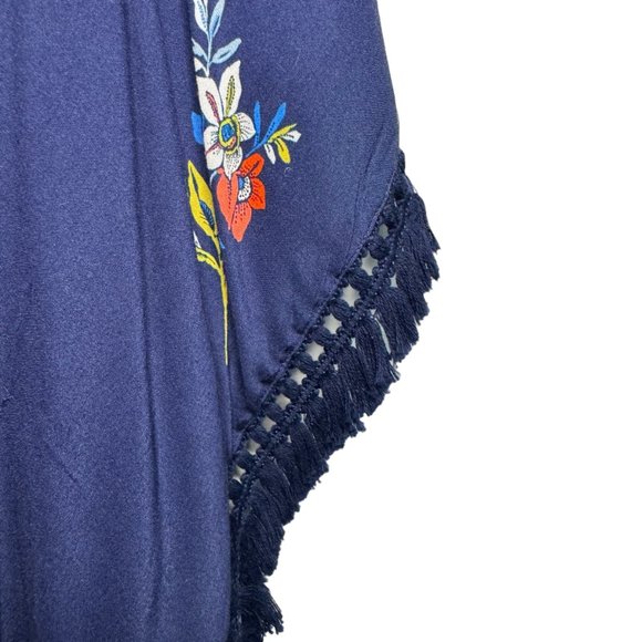 Johnny Was Maya Fringed Dress Floral Print Size Medium - Picture 6 of 7